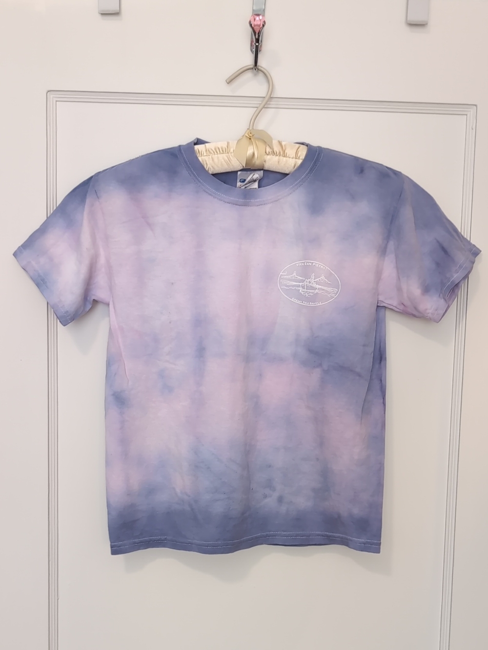 Gloucester Greasy Pole Tie-Dye Lavender Tee Viva San Pietro Ooak